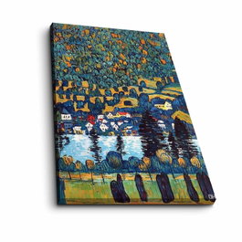 Wallity Lienzo Decorativo Pendio Montano A Unterach de Gustav Klimt 45 x 70 cm